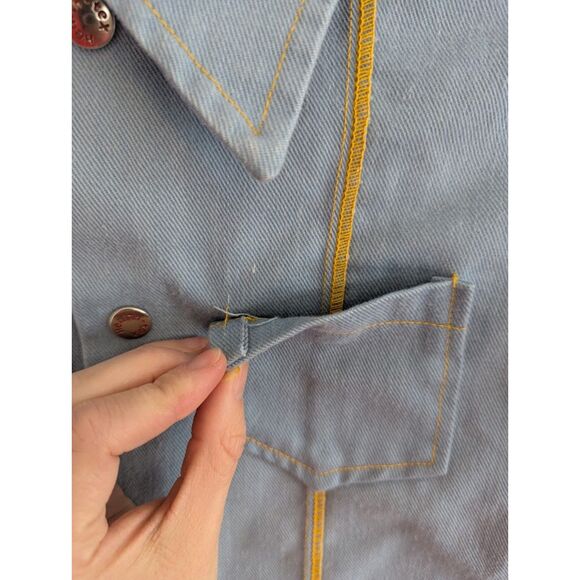 Vintage Kids Health-tex Western Button Down Shirt size 7 - Picture 3 of 5